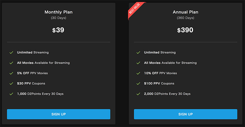 muramura.tv:Recommended membership plan